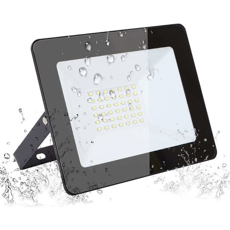PROIETTORE SLIM LED 30W C/STAFFA 6400K