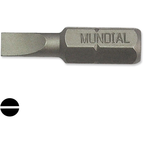 Inserto per viti intaglio mundial 6 mm conf. da 12 pz