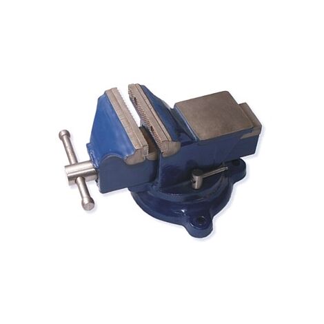 Morsa in acciaio con base girevole pesante