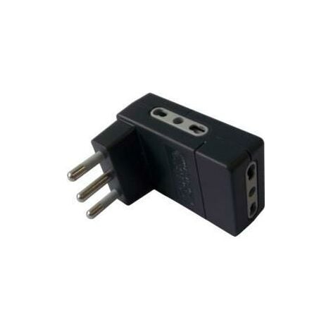 Adattatore Da Viaggio Regno Unito / Hong Kong / Singapore / Malesia Multipresa Tipo G - Akashi Nero - Italiano - Foto 7