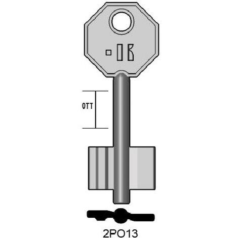 CHIAVE DOPPIA MAPPA 2PO13 OTTONE