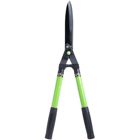 VERDELOOK Cesoia a Forbici tagliasiepi con Manici in Metallo e Lama al Teflon, Lunghezza 66 cm