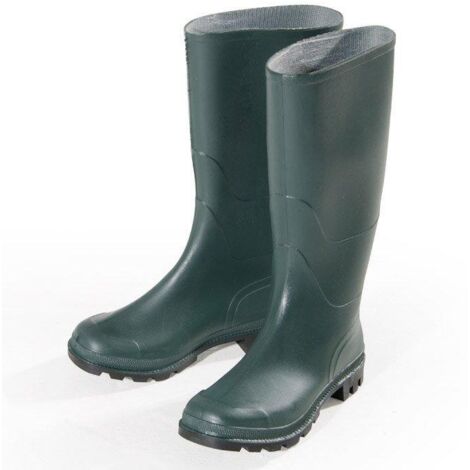 VERDELOOK Stivale al Ginocchio in PVC Taglia 44, Verde, per Giardino e Fai da Te
