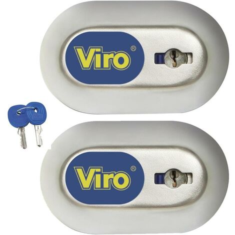 VIRO Van Lock Compact Coppia KA Chiavi Uguali