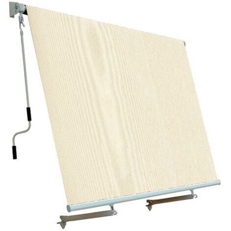 Tenda da sole per balcone con sistema a caduta Colore ECRU 250x250 cm PAPILLON (1/3)