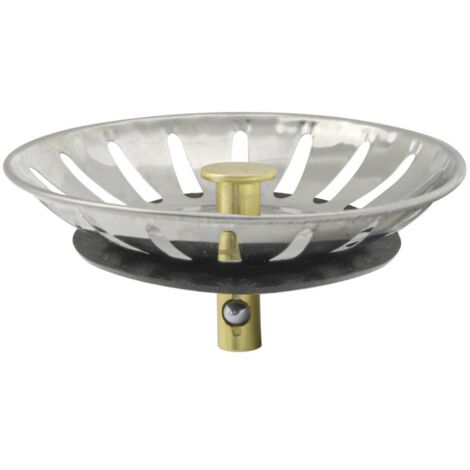FILTRO LAVELLO CUCINA TAPPO METALLO MAURER Ø8CM (1/2)