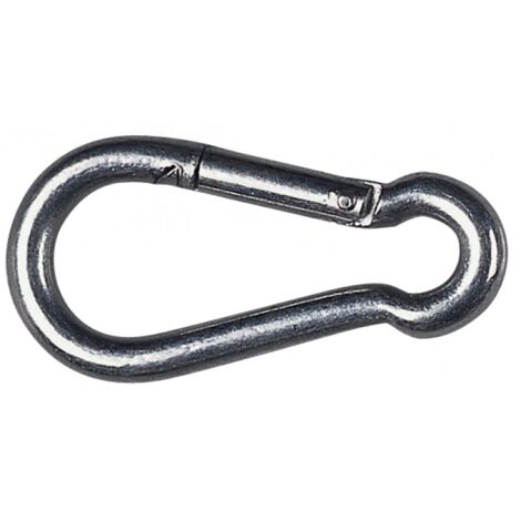 Moschettone in Acciaio Lunghezza 120 mm Spessore 10,5 mm Maurer 5 pz