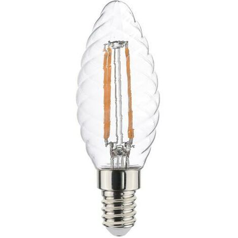 LAMPADA LED FILAMENTO MAURER TORTIGLIONE E14 4,5W 470LM 2700K L.CALDA