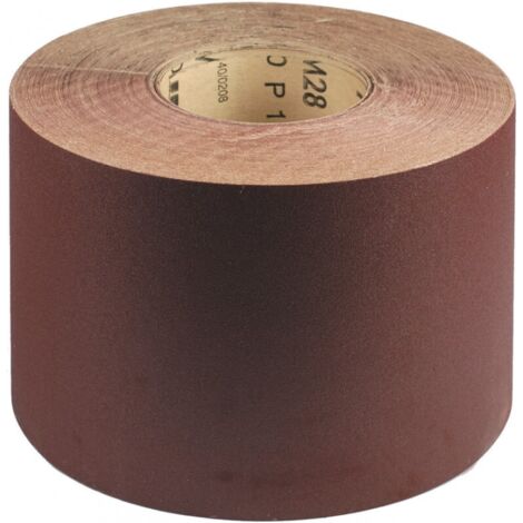 50 Metri Carta Abrasiva Spaziata GRANA 80 Rotolo Maurer Mrd 115mm
