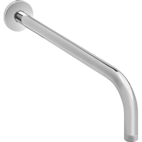 BRACCIO DOCCIA ACCIAIO INOX CROMATO 150GR 30CM MAURER