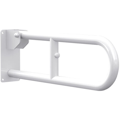 BARRA BAGNO DISABILI RIBALTABILE DA MURO 70CM MAURER (1/2)