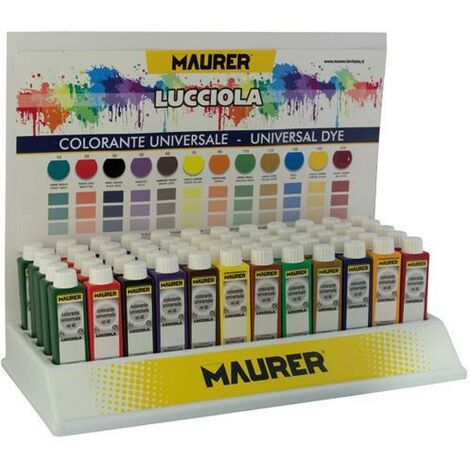 COLORANTE UNIVERSALE - 40 ml - Idropittura *LUCCIOLA* - Maurer