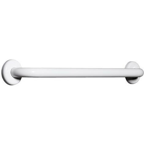 MANIGLIONE BAGNO DISABILI LACCATO BIANCO 30CM MAURER