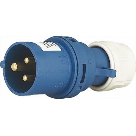 SPINA INDUSTRIALE 220V 16A 2P+T IP44 MAURER PLUS (1/2)