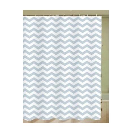 Tenda Per Doccia Antimacchia Conchiglie Gedy Beige In Tessuto Di Poliestere Lavabile 180 X 200h Cm