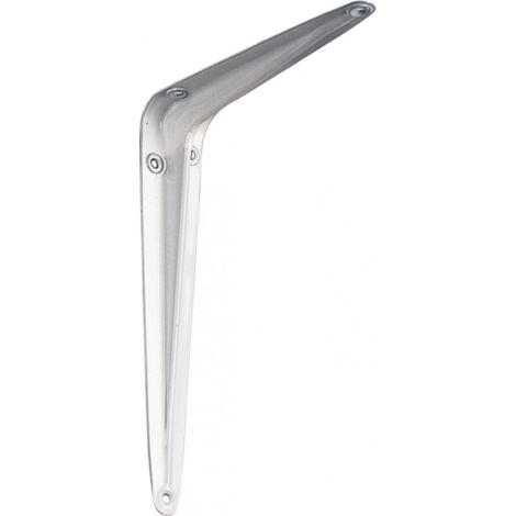 Mensola Nervata In Acciaio Verniciato Bianco 250x200 mm Maurer 24pz