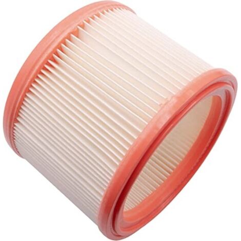 BLACK+DECKER Filtro Cartuccia ad Alta Efficienza per Aspiratori Solidi e Liquidi, Bianco/Rosso (1/4)