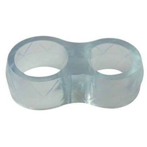 4 Anelli Salvamaniglia In Gomma | Paracolpi Per Porte E Finestre | Antiuurto A Forma Di 8 - Foto 2