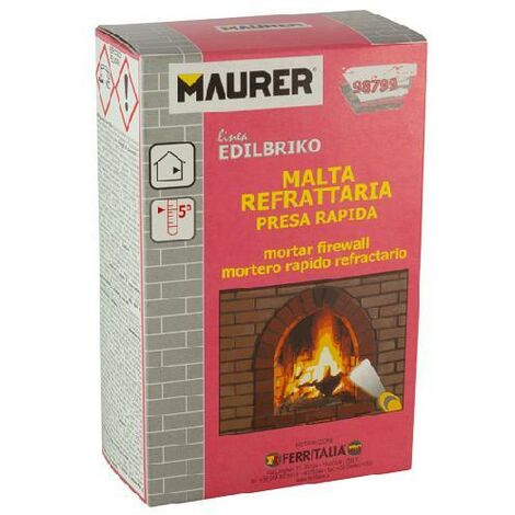 Set 12 Malta Refrattaria A Presa Rapida Kg 1 Colori Fa Da Te - Casa