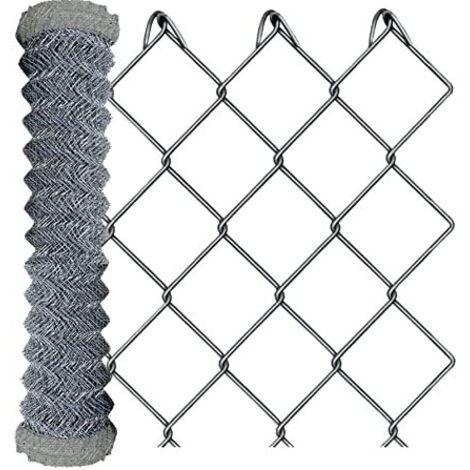 Rotolo rete a rombi cm 150x25 mt maglia 50x50 mm maglia sciolta con filo zincato