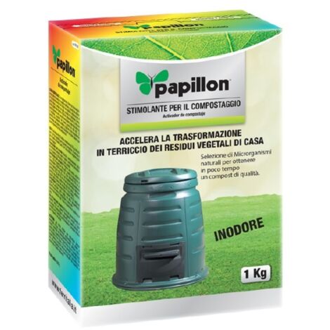 STIMOLANTE CONPOSTAGGIO RESIDUI ORGANICI 1KG  PAPILLON