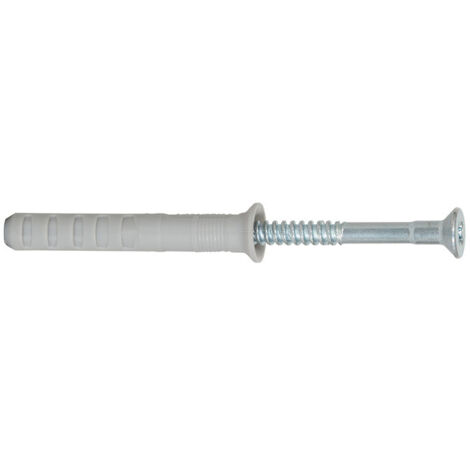TASSELLO NYLON FISCHER PROLUNGATO C/VITE A CHIODO Ø 6X80MM N 6S