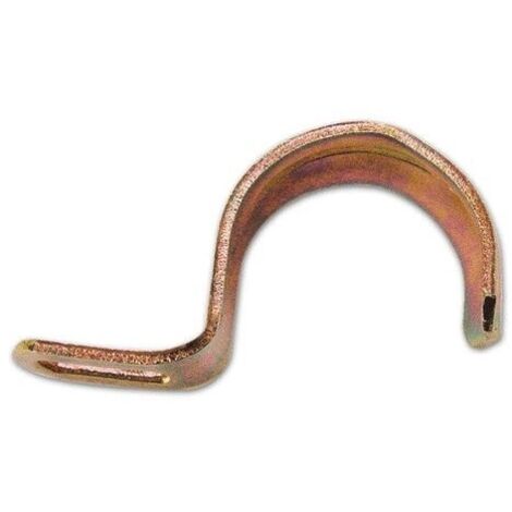 Gaffetta per Tubi Fischer   Gaffetta 20 mm in Acciaio Tropicalizzato 50pz