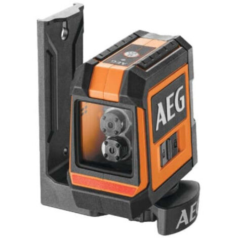 AEG – Livella laser autolivellante rosso fino a 15m – Protezione IP54 – Proiezione orizzontale e verticale – Supporto magnetico incluso (1/5)