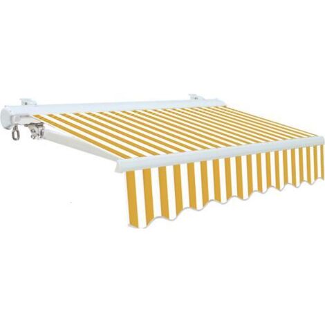 TENDA DA SOLE CASSONATA BRACCI RETRATTILI ECRU' MT.3X2,5 BEIGE