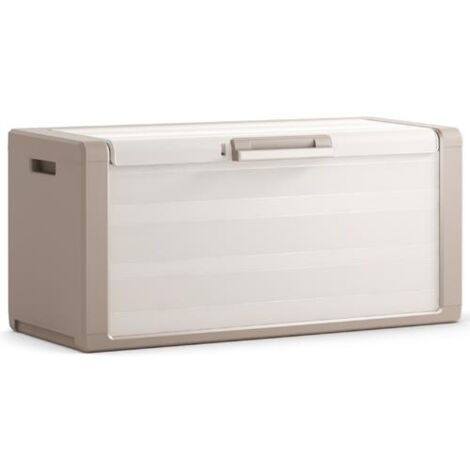 BAULE RESINA """GULLIVER KETER""" SABBIA/BEIGE L118 P49 H55 (1/2)