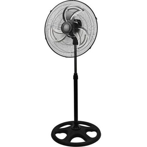 VENTILATORE A PIANTANA NERO MAURER 45CM 3 PALE C/OSCILLAZIONE ELLITTICA