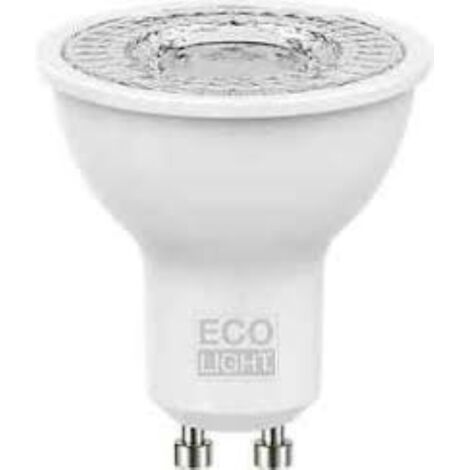 Faretto Led Luce Calda Spot 6W=50W - Gu10 - 110° - 3000K Set 2 Pezzi - Bisonte (1/2)