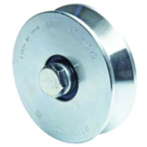 RUOTE CANCELLI ZINCATE A.305V MM.120 (1/3)