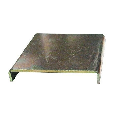 Piastre staffe alzapilastri a squadra Art. 855 - mm 89x89xH15 - spess. 3mm 12 Pz
