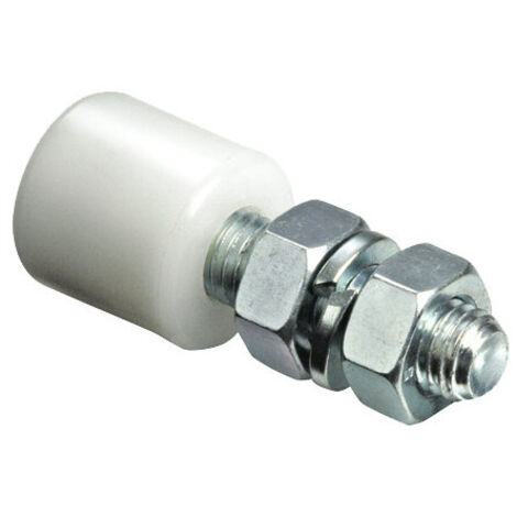 OLIVA RUOTA NYLON GUIDA CANCELLO SCORRECOLE D. MM 40 ALTEZZA MM 30 (17588)