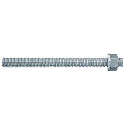10 PZ BARRE FILETTATE CON DADO E ROSETTA FISCHER FIS A M   MISURA M8X130
