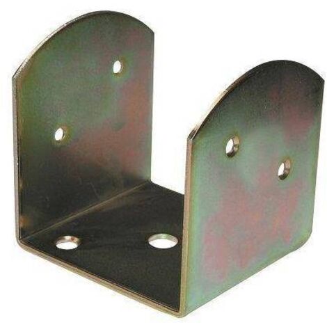 Piastre Staffe montaggio travi Art. 838 - mm 45x80xH40 - spess. 3 Conf. 10 Pz
