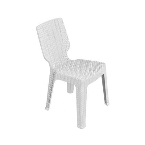 SEDIE RATTAN KETER T-CHIAR BIANCHE (1/10)