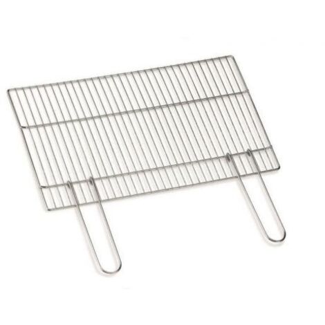 GRIGLIA GRATICOLA IN ACCIAIO CROMATO PER BARBECUE BETON 67X40