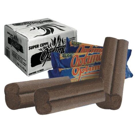 Ceppi tronchetti Optima accendifuoco 1,1 kg  Conf. 12 Pz