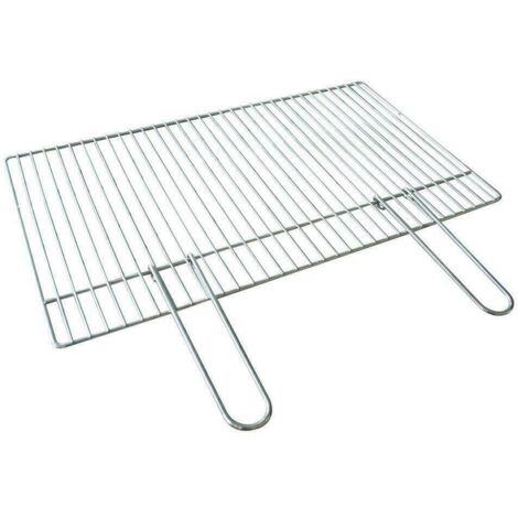 GRIGLIA GRATICOLA IN ACCIAIO CROMATO PER BARBECUE BETON 57X40