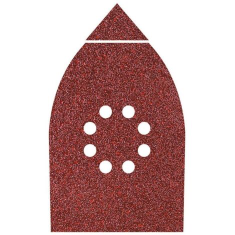 Fogli abrasivi 107x142 Wolfcraft Art. 1760000 - Grana 80/120/140 Conf. 30 Pz (1/2)