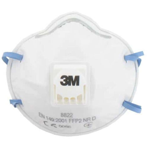 MASCHERA ANTIPOLVERE 3M 8822 FFP2S CON VALVOLA