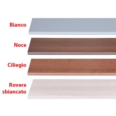 MENSOLA ARREDAM. ROVERE SBIANC. 25X2,5X 80 CM 5 PZ