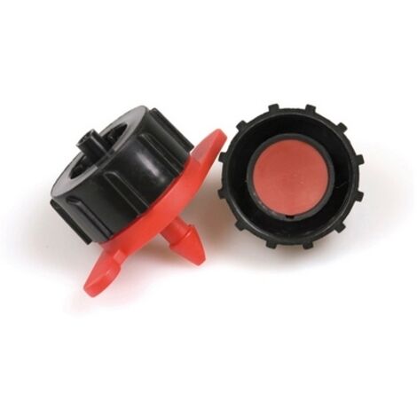pz 100 gocciolatore a bottone portata lt/h 4 gocciolatori irrigazione