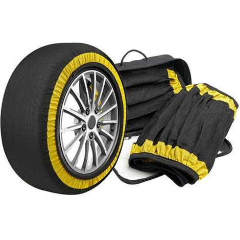 CALZE DA NEVE X AUTO OMOLOGATE TAGLIA """L""" MAURER