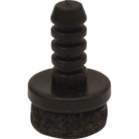 GOMMINO INTERNO a FUNGO ad incastro 18 mm CON FELTRO MAURER Conf. 8 pz