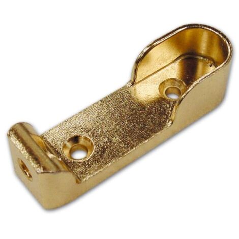 REGGITUBO LATERALE OVALE 30X15MM OTTONATO (1/2)