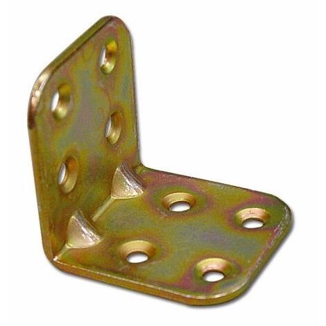 PIASTRA PER TRAVI PIEGATA 30X30MM L 30MM NERVATA TROPICALIZZATA (1/2)