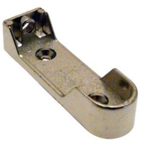 REGGITUBO LATERALE OVALE 30X15MM CROMATO (1/4)